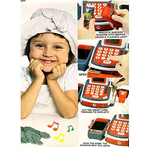 TikTakToo elektronische Spielkasse für Supermarkt - Kaufladenkasse Kaufmannsladen Scannerkasse elektrische Kasse… – Bild 4