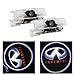 INFINITI Car Door LED Light Logo Projector 2 PCS Step Door Courtesy Welcome Lights Ghost Shadow for INFINITI Q50 FX35 FX37 F50 G37 QX70 QX60 EX35 G35