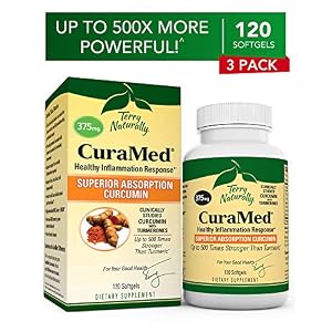 Image of Terry Naturally Vitamins CuraMed 375 mg - 120 Softgels (Pack of 3)