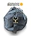 Faraday Defense 55L EMP Dry Duffel Bag XL Heavy Duty Black - Bug Out Duffle Bag: Privacy, Signal-Blocking, Anti-tracking, RF Shielding for Law Enforcement and Military - Water Resistant Tarpaulin