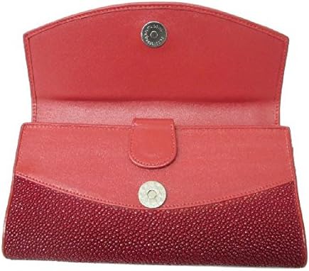 Drumsurn Imports Genuine Stingray Leather Womens Threefold Wallet