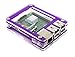 C4Labs Zebra Case - Raspberry Pi 3B+, 3, Pi 2 and B+ (Purple Grapeshot) with Heatsinks