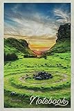 Notebook: Scottish Vacation Colorful Composition Book Journal Diary for Men, Women, Teen & Kids Vint by Molly Elodie Rose