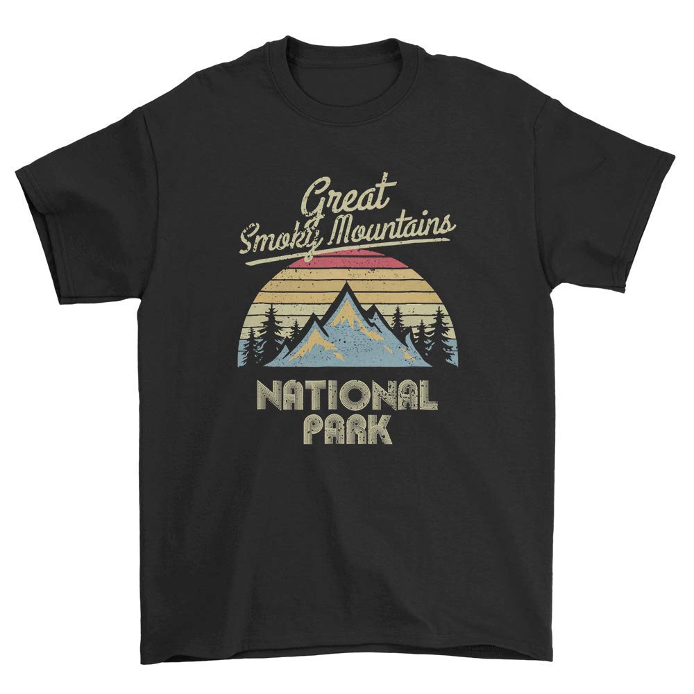 Vintage Great Smoky Mountains National Park Mountain T Shirt 8895