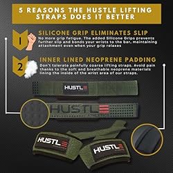 Hustle Lifting Straps Gym Wrist Wraps - The Best