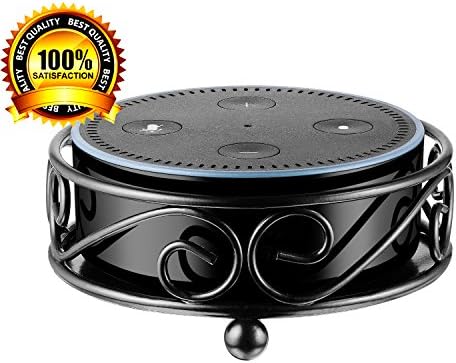 Speaker Guard Stand for Amazon Echo Dot 2 and Echo Dot 1,Solid Metal Protective Case Holder for Amazon Echo Dot 2/Echo Dot 1