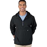 Charles River Apparel womens Pack-n-go Windbreaker Pullover Hooded Jacket