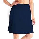 Yogipace Women's Modest 20" UV Protection Active Skort, Long-Length Tennis Golf Athletic Skirt with Built-in Shorts