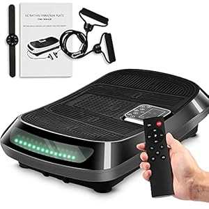 bigzzia Vibration Plate Exercise Machine - Oscillation, Linear, Vibration Platform | Whole Body Workout Equipment for…