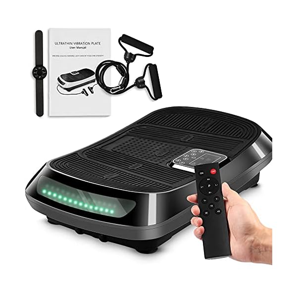 bigzzia-3D-Vibration-Plate-Exercise-Machine-Oscillation-Linear-3D-Vibration-Platform-Whole-Body-Workout-Equipment-for-Home-Weight-Loss-Toning-Wellness bigzzia Vibration Plate Exercise Machine - Oscillation, Linear, Vibration Platform | Whole Body Workout Equipment for…