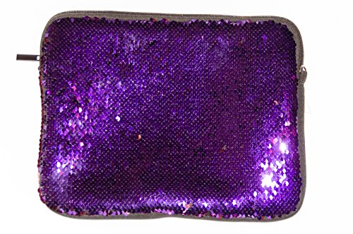 Pop Shop Sparkle Sequins Reversible Sequins 8"-10" Messenger Tablet Case, Multi…