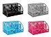 Exerz Desk Organizer Black Office Desk Accessories Supplies Office Storage Desktop Pencil Pen Holder with Drawer Home Workspace