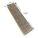 Catry Pack of 3, Cat Scratcher, Replacement Cardboard, Cat Scratching Pad, Paper Cardboard, Individual Uses or for Replacement Parts. Size of 15.4in x 3.9in x 1.5in