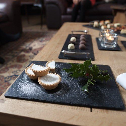 Set of 2 Slate Trivets by The Just Slate Company