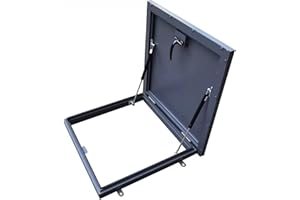 Galvanized Metal Rooftop Hatch Heavy Duty Roof Security Door Ventilation Skylight Roof Hatch for Attics Roofs Residences Ware