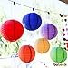 Bobee Rainbow Party Decorations, Fiesta Party Supplies Paper Lanterns, 6 Count