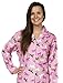 Leisureland Women's Cotton Flannel Long Sleeve Pajama Set, PJs Sleepwear