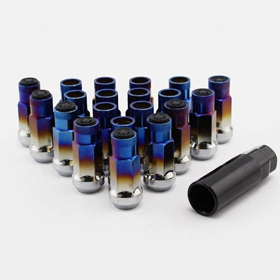 Wheel Lug Nuts Steel Open Extend Dust Cap 20x for Suzuki Swift SX4