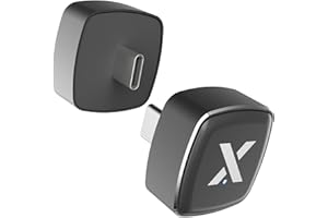 FEXIER X1 USB-C Wireless CarPlay & Android Auto Adapter, 2026 Upgraded Wired to Wireless Converter, Aluminum & Glass Build Mi