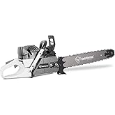 Holzfforma 71cc G372 PRO Chainsaw with 3/8".058" 24Inch 84DL Guide Bar and Saw Chain Normal Handle Bar