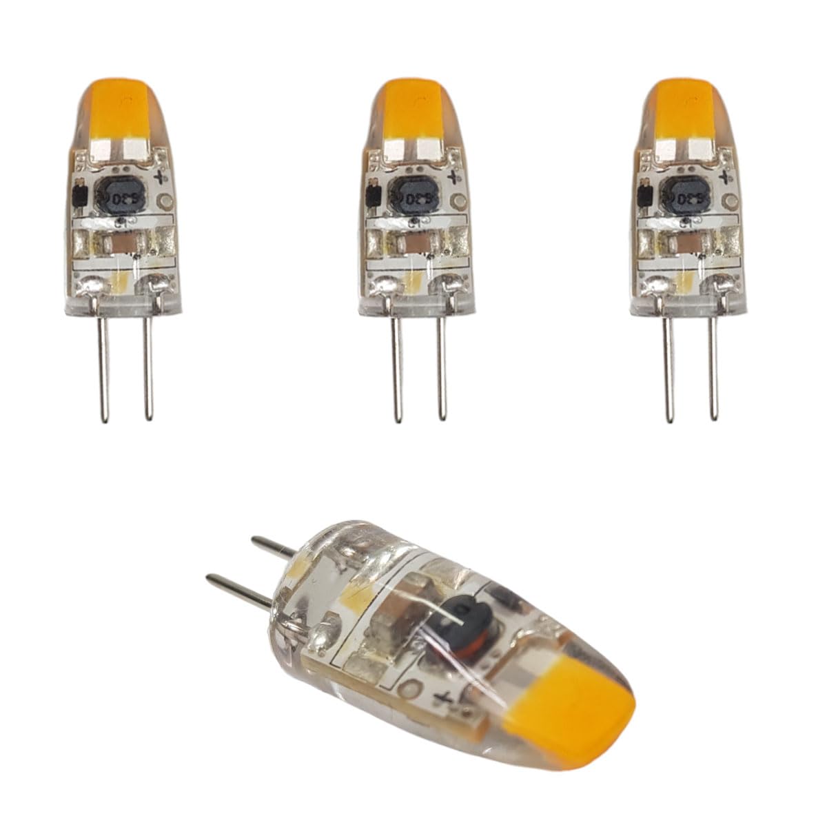 PB-Versand 3x G4 LED 1.1 W 12 V / 24 V (10-30 Volt) Dimmable Lightbulb Bulbs