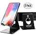 Cell Phone Stand, Lamicall Phone Stand : [2 Pack] Desktop Holder Cradle, Dock Compatible with Switch, all Android Smartphone, Phone 6 6s 7 8 X Plus 5 5s 5c, Universal Accessories Desk - Black
