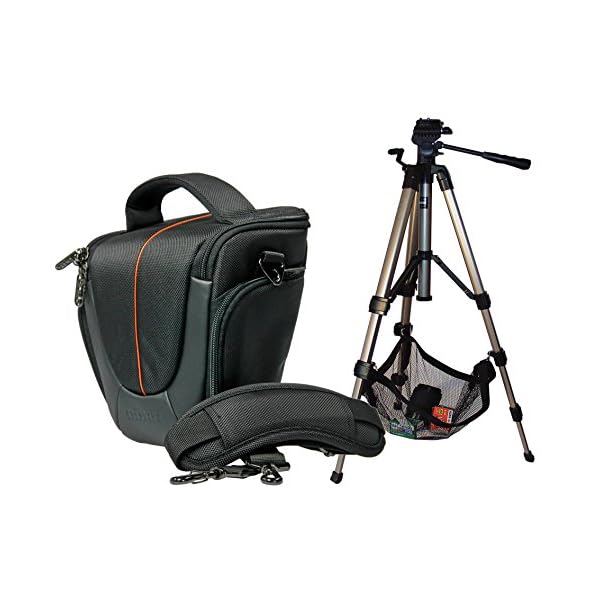 Foto Tasche Kamera Yuma Halfter M Set mit Stativ Hercules für Canon EOS 1300D 1200D 760D 750D 700D 80D SX540 SX3530…