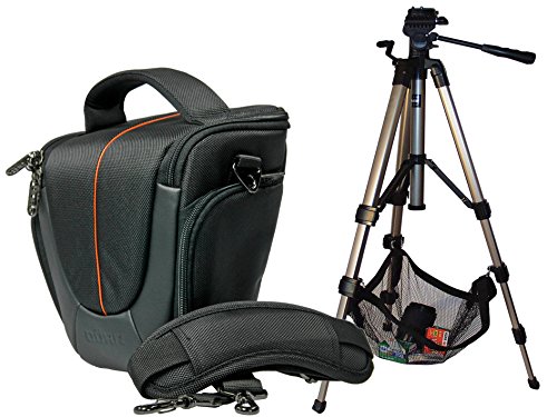 Foto Tasche Kamera Yuma Halfter M Set mit Stativ Hercules für Canon EOS 1300D 1200D 760D 750D 700D 80D SX540 SX3530…