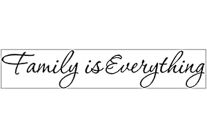 Black Wall Sticker Family is Everything English Wall Sticker Convenient and Attractive