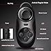SUNNYPEAK Wireless Bluetooth Gamepad Remote Controller Compatible with 3D VR Glasses Google Cardboard Selfie Camera Shutter Wireless Mouse Music Player iPhone iPad Ebook Tablet PC TV (Black)