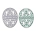 Whitelotous Cutting Dies Stencil Metal Template Mould for DIY Scrapbook Album Paper Card (Easter Egg)