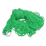 Kebidu Casual Indoor Outdoor Swing Adult Children Thicken Nylon Fabric Hammock Mesh Net Hang Strong Rope For Travel Camping Beach - Green