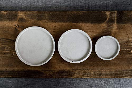 Concrete Planter Dish/Coaster / Trivet/Plate / Succulent/Indoor / Outdoor/Minimalist / Modern/Cactus / Small