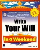 Write Your Will In a Weekend (In a Weekend (Premier Press)) by