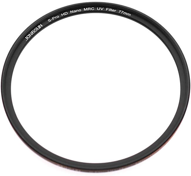 JONGSUN 77mm UV Filter, S-Pro HD Nano MRC16 Camera Ultraviolet Protection Filter, 16 Layers Multicoated, SCHOTT B270 - Image 3