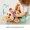 Fisher-Price Laugh & Learn Smart Stages Puppy - UK English Edition, infant plush toy with music, lights and learning…