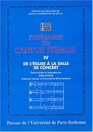 Itinéraires du cantus firmus