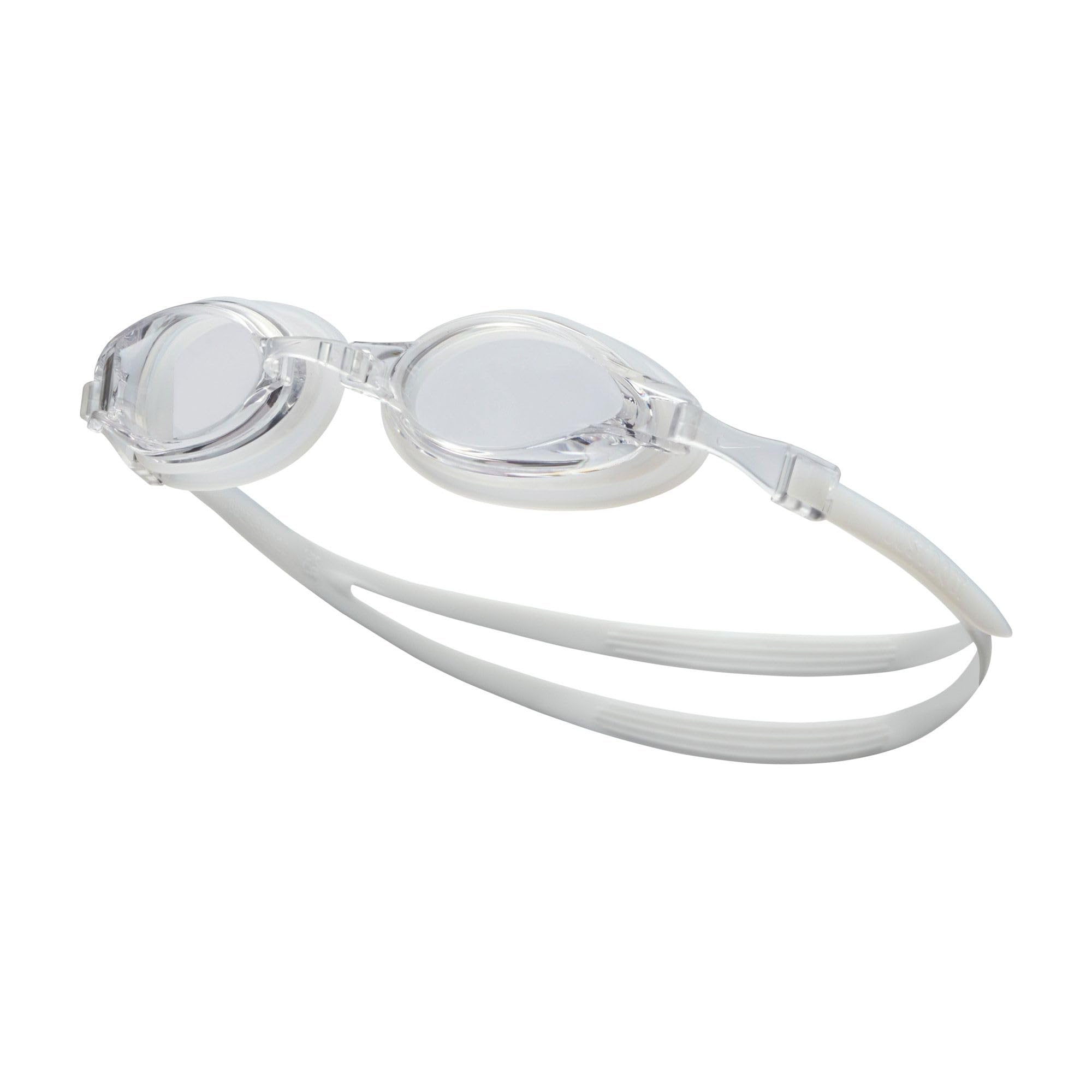 NIKE Swim Chrome Remora White Swim Goggles with Mirrored Lenses