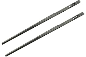 Sewing Leather Needle LQ Industrial 2PCS Manual Lacing Threading Two Pron Metal Needle Handmade Leather Tools DIY Skin Tool LeatherCraft Double Prong Needle, Black, SLNMLTT-56-2