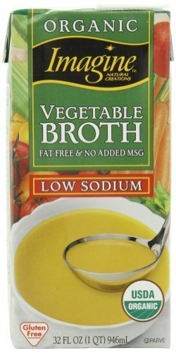 IMAGINE FOODS ORGANIC LOW SODIUM VEGETABLE BROTH ( 12X32 OZ) ( VALUE BULK MULTI-PACK)36
