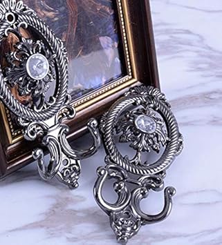 Amazon Com 2pcs Set Vintage Curtains Hooks Hollow Hooks