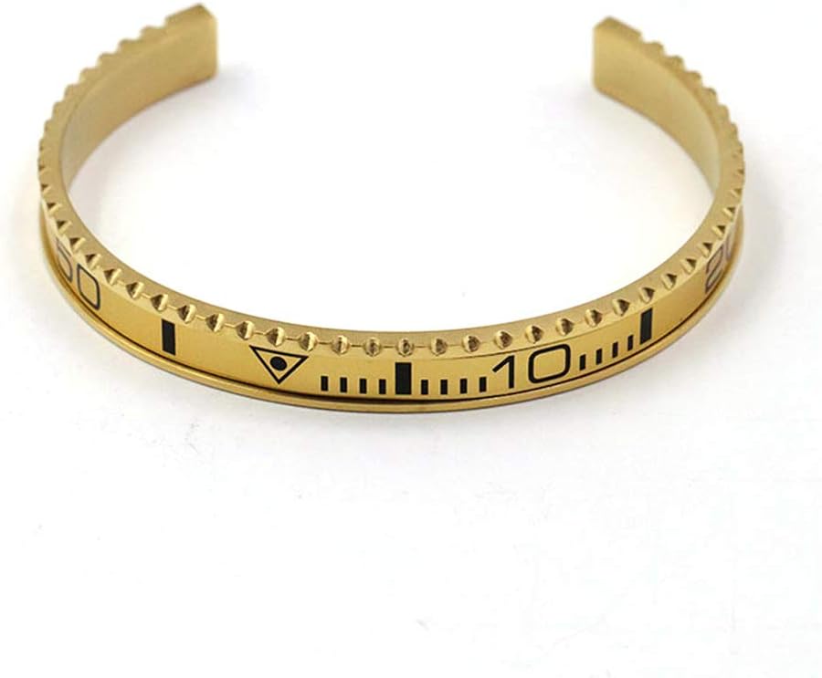 BeiChong Speedometer Stainless Steel Watch Style Bracelet Jewelry for Men