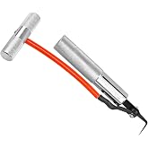 Sandfren Windshield Removal Tool Auto Glass Scraper Cutter Alloy Handle | Steel construction, knurled grip handle, pull handle leverage, for auto repair tasks, universal fit, car accessories