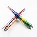YGDZ 2 Pack Rainbow Multicolor Umbrella Hat Hands Free with Head Strap for Golf Fishing Beach Trip Costume Party by FBA