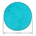 PAGISOFE Ultra Soft Round Area Rug for Play Tent Prince Castle 41” Diameter Circular Rugs for Kids Bedroom Baby Room Small Shag Circle Playhouses Carpets and Nursery Rugs (Blue)