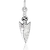 WithLoveSilver 925 Sterling Silver Celtic Archer Rock And ArrowHead Pendant