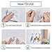 Adhesive Hooks Utility Hooks Kitchen Wall Hooks, 22lb(Max) Transparent Reusable Seamless Hooks, Waterproof and Oilproof,Bathroom Kitchen Heavy Duty Self Adhesive Hooks, 30 Pack