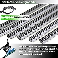 PGMARO Car Windshield Wiper Blade 26"+18"for Car