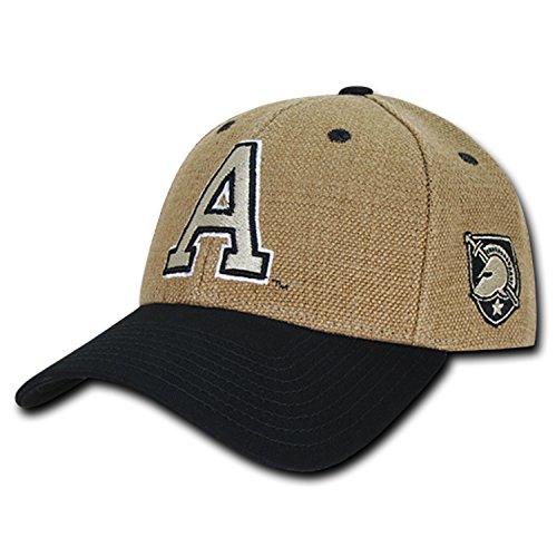United States Military Academy USMA Army Black Nights Structured Jute Baseball Ball Cap Hat