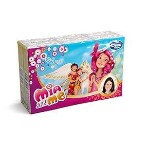 Clean Paper Zakdoeken Mia and Me – 1 verpakking met 6 verpakkingen